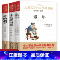 爱的教育+小英雄雨来+童年[3册] [正版]快乐读书吧六年级上册爱的教育小英雄雨来童年书全套3册六年级课外书阅读原著小学