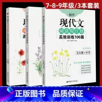 七八九年级现代文 全3册 初中通用 [正版]初中课外文言文阅读周计划高效训练120篇现代文阅读周计划高效训练100篇七八
