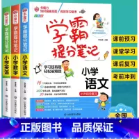 [三科全套]学霸提分笔记 小学通用 [正版]学霸提分笔记 学霸笔记人教版 小学语文数学英语全彩版 小升初期末冲刺总复习专