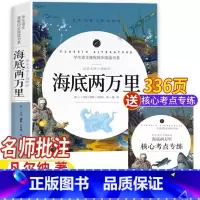 海底两万里+核心考点专练 [正版]海底两万里书原著初中生版七年级必读开明出版社完整无删减版凡尔纳科幻小说名师导读带批注读