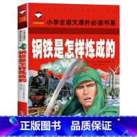 小学生语文阅读书系 钢铁是怎样炼成的 [正版]钢铁是怎样炼成的 彩图注音版 小学生一二三年级5-6-7-8岁语文课外世界