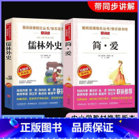 [全套2册]九年级下册必读 [正版]简爱原著儒林外史初中生九年级下册全套必读课外书籍阅读世界名著快乐读书吧
