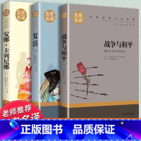 [世界经典 文学名著]列夫托尔斯泰三部曲 [正版]战争与和平原著安娜卡列尼娜书复活列夫托尔斯泰的三部曲全集适合初中生高中