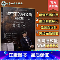 [正版]星空下的钢琴曲精选集 张宇桦 24小时疗愈钢琴曲 钢琴弹奏指法和弦标记 69首张宇桦专辑热播曲目 流行钢琴和弦