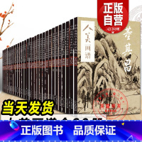 人美画谱—全38册 [正版]赠教学视频8开 人美画谱全套38册任伯年郑板桥恽寿平齐白石沈周石涛徐渭赵之谦倪瓒黄公望