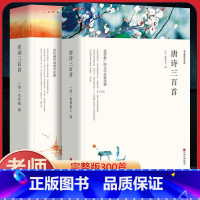 [2册]唐诗三百首+宋词三百首 [正版]唐诗三百首 宋词三百首 全集完整版无删减300首 带注释译文赏析附插图 中国传统