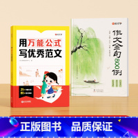 [全2册]用万能公式写优秀作文+作文金句800例 小学通用 [正版] 用公式写作文小学生作文满分公式公式法训练二三四五六