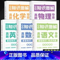 [套装5册]语文+数学+英语+物理+化学 初中通用 [正版]2024新版初中知识图解大全语文数学英语物理化学公式定理通用