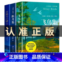 [全4册]小王子中英双语版+飞鸟集+新月集+月亮与六便 [正版]小王子书籍中英双语版学生经典儿童话故事书世界名著小说文学