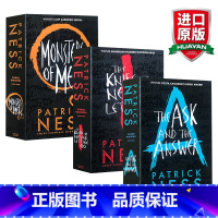 混沌漫步行走 3册合集 [正版]当怪物来敲门 英文原版小说 A Monster Calls 恶魔的呼唤 卡内基金奖 英文
