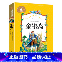 [彩图注音版]金银岛 [正版]金银岛注音版史蒂文森原著书免邮小学生课外阅读书籍二年级三四年级课外书必读世界经典儿童文学小
