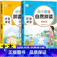 [全套2册]拼音拼读训练 小学通用 [正版]拼音专项训练一年级人教版大全2册 小学语文汉语拼音拼读训练声母韵母整体认读音