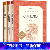 全套3册 [正版]爱的教育小英雄雨来童年书全套3册童年高尔基原著完整版小学生六年级上册必读的课外书快乐读书吧四年级下册