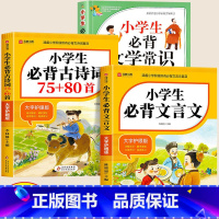 文学常识+必背古诗词75+80首+必背文言文 小学通用 [正版]小学必背文学常识大全2024版思维导图文学文化常识一二三