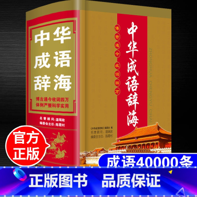 中华成语辞海 [正版]收录40000余条成语词典初中生高中生小学生人教版 中华成语辞海大全万条汉语成语现代常用词典字典积