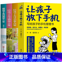 [全4册]让孩子放下手机+陪孩子走过小学六年+初中三年+高中三年 [正版] 让孩子放下手机 写给孩子的手机管理书 手机的