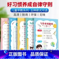 [正版]好孩子家规家训墙贴5张 儿童成长公约励志标语挂牌男孩女孩全套挂图画家庭教育挂图 好习惯培养挂图小学生自律励志故