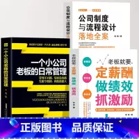 [正版]3册 一个小公司老板的日常管理+公司制度与流程设计落地全案+老板就要定薪酬做绩效抓激励书籍 创业经营百科团队薪