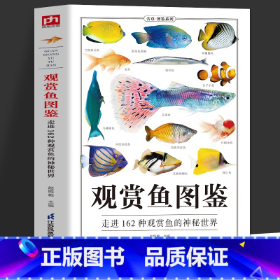 2册 观赏鱼图鉴+蝴蝶图鉴 [正版]观赏鱼图鉴自然科学读物 海洋生物养殖鱼类科普百科全书图鉴书籍 鱼缸观赏鱼养殖热带海水