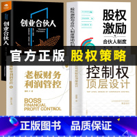 [4册]顶层设计+财务利润管控+股权激励+创业合伙人 [正版]全套4册 控制权顶层设计股权激励合伙人制度落地创业合伙人老