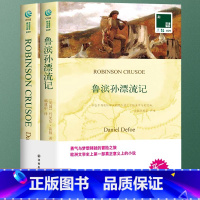 (中文版+英文版)全2册 鲁滨孙漂流记 [正版]全2册 鲁滨孙漂流记英文版+中文译本 外国小说中英双语世界名著阅读 中小