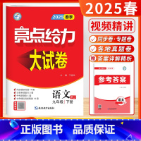 [2025春-大试卷]语文9下-人教 初中通用 [正版]2025春24秋初中大试卷提优课时作业本语文数学英语物理化学9九
