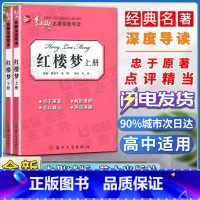 红楼梦 上下2册 [正版]经典名著深度导读红楼梦上册下册全两册曹雪芹语文课程标准书目忠于原著解析透彻点评精当导读准确苏州