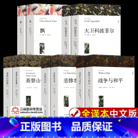 世界五大名著[全10册] [正版]上下2册带注释附插图 悲惨世界 雨果著 原著完整版无删减全译本 成人版初中生高中生课外