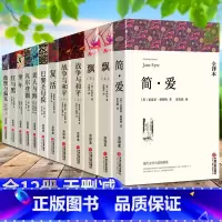 [正版]全套12册世界十大名著无删减版原著飘巴黎圣母院傲慢与偏见简爱瓦尔登湖童年老人与海红与黑复活战争与和平名著书籍文