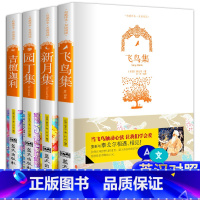 [全4册]新月集+飞鸟集+园丁集+吉檀迦利 [正版]飞鸟集+新月集+园丁集双语版无删减全3册英汉对照泰戈尔诗选诗集初