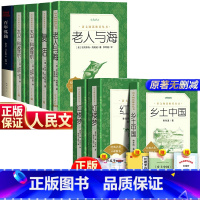 [高中必读全8册]大卫+复活+老人+百年孤独+红楼梦+乡土中国+赠品 [正版]全套5册 复活+百年孤独+老人与海+大卫