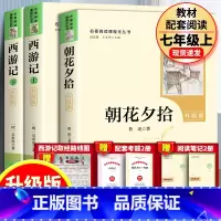 [人教版 升级版]朝花夕拾+西游记+考点 [正版]2024升级版人教版 朝花夕拾 鲁迅原著完整版 朝花夕拾七年级阅读书上