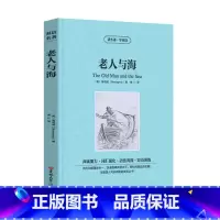 老人与海 双语版 [正版]满件打折读名著学英语老人与海英汉双语版英汉对照英文中文世界名著小说故事书籍青少年版初中生小学生