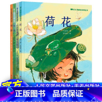 [全4册]语文课精装绘本(5-8) [正版]语文课经典精选绘本全套8册 卖火柴的小女孩背影巨人的花园荷花海燕爱的教育从百