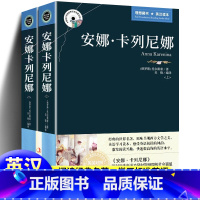 [正版]安娜·卡列尼娜 英汉对照图 英文原版+中文版 上下2册 中英文对照双语世界名著小说英语原著读物安娜卡列尼娜中英