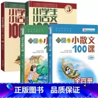 小散文100课+小古文100课(共4册) 小学通用 [正版]小学生小散文100课上下2册小古文100课姐妹篇非小巴掌散文