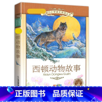 西顿动物故事 [正版]4本28元西顿动物故事集彩图注音版小学生课外阅读书籍科普绘本彩绘带拼音全集小说记名著图书儿童二十一