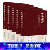 [正版]精装全五册 中华行书草书楷书隶书篆书书法常用字汇 毛笔多体五体书法字典 王羲之欧阳询颜真卿等名家书法字体毛笔书