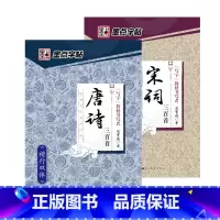 [正版]唐诗三百首楷行双体+宋词三百首 2册墨点字帖唐诗宋词楷书行书字帖高中学生成人入门古诗词诗歌钢笔练字帖硬笔字帖钢