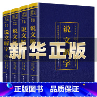 [正版]说文解字完整版无删减4本许慎撰原版未删减彩色详解古代汉语字典古文字字典咬文嚼字细说汉字的故事图解画说汉字的书籍