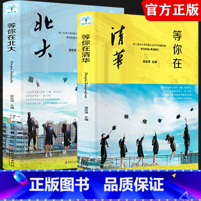 [正版]全两册等你在北大清华 北大在等你套装 中考高考学习窍门书 清华北大不是梦 学习方法中小学生教育考试等你在清华北