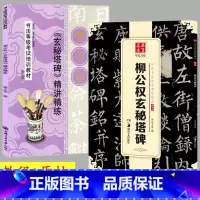 [正版]2本套装 唐柳公权玄秘塔碑 楷书毛笔字帖柳体楷书玄秘塔碑字帖成人初学者临摹楷书书法入门教程碑帖集柳公权书法原帖