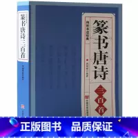 [正版] 篆书唐诗三百首 中国传世书法大字典全集 名家书法隶篆中国篆书正反篆刻大字典秦李斯峄山碑清邓石如吴均帖毛笔字帖
