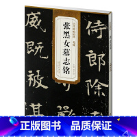 [正版] 北魏张黑女墓志铭 历代碑帖 薛元明主编 毛笔书法字帖 安徽美术出版社 简体字旁注 书法碑帖临摹书法教程书籍