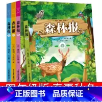 森林报 四年级四册 [正版]森林报春夏秋冬四年级全套全四册绘本小学生必读三年级二年级下册苏维比安基世纪大全集儿童文学课外
