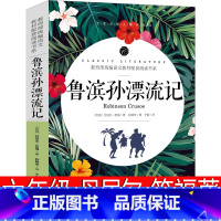 鲁滨孙漂流记 丹尼尔·笛福著 [正版]汤姆索亚历险记六年级马克吐温小学版原著完整版无删减人民6年级必读文学小说青少年全套