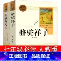 海底两万里+骆驼祥子人民教育出版社 [正版]人民教育出版社 骆驼祥子海底两万里初中版原著七年级必读老舍凡尔纳文学初中生下