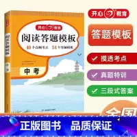 [答题技巧]语文阅读答题模板 九年级/初中三年级 [正版]初中语文答题模板解题技巧九年级中考全一册高效答题真题特训中考阅