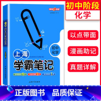 [正版]钟书金牌 上海学霸笔记 初中化学 789七八九年级初中学霸笔记化学漫画图解速查速记全彩版中考化学复习 上海大学