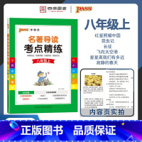 语文名著导读[优惠] 八年级/初中二年级 [正版]初中名著导读考点精练二8八年级上册初中必读语文一本通读与精练文学名